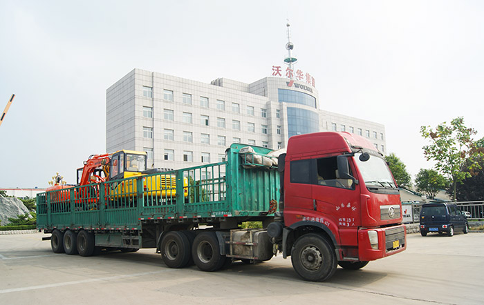 沃爾華集團2臺挖掘機再次出口委內瑞拉