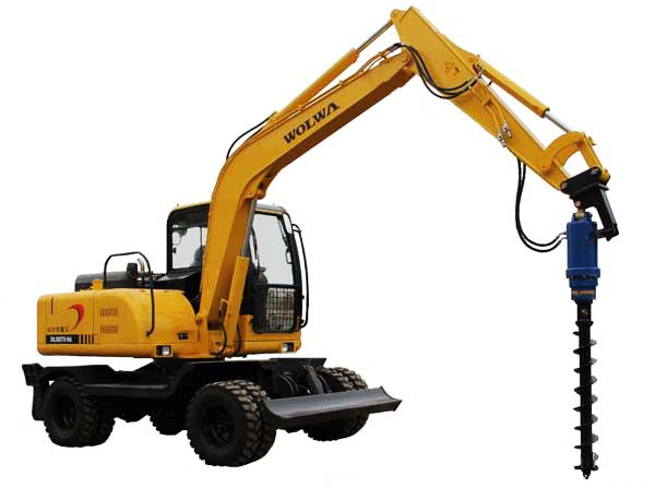 螺旋鉆機作業圖