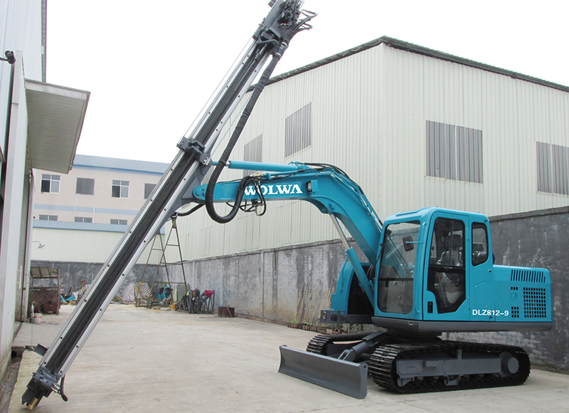 DLZ812-9液壓鑿巖鉆機實物圖